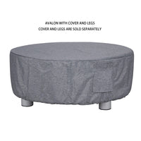 Thumbnail for PyroMania Fire - Avalon Round Concrete Fire Pit Table - Fire Pit Stock