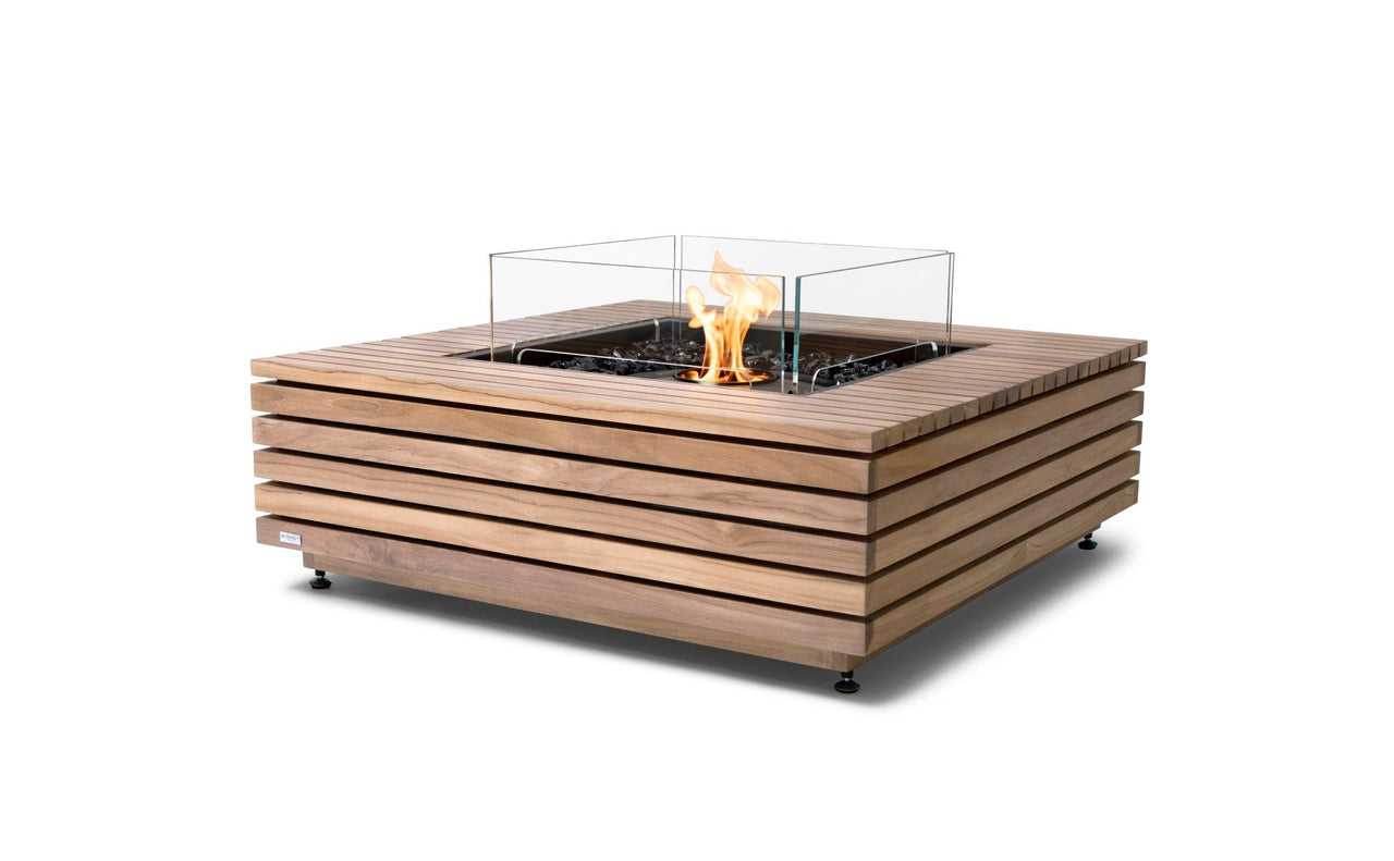 EcoSmart Fire - Base 40" Square Concrete Fire Pit Table - Fire Pit Stock