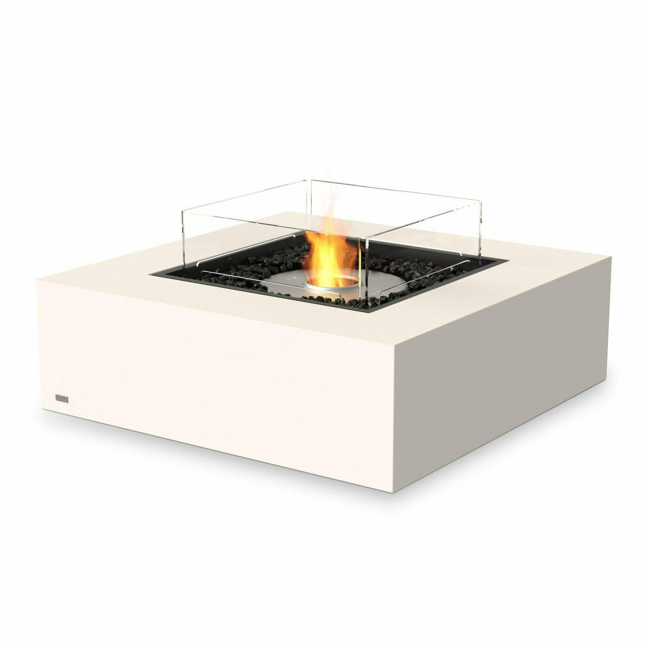 EcoSmart Fire - Base 40" Square Concrete Fire Pit Table - Fire Pit Stock