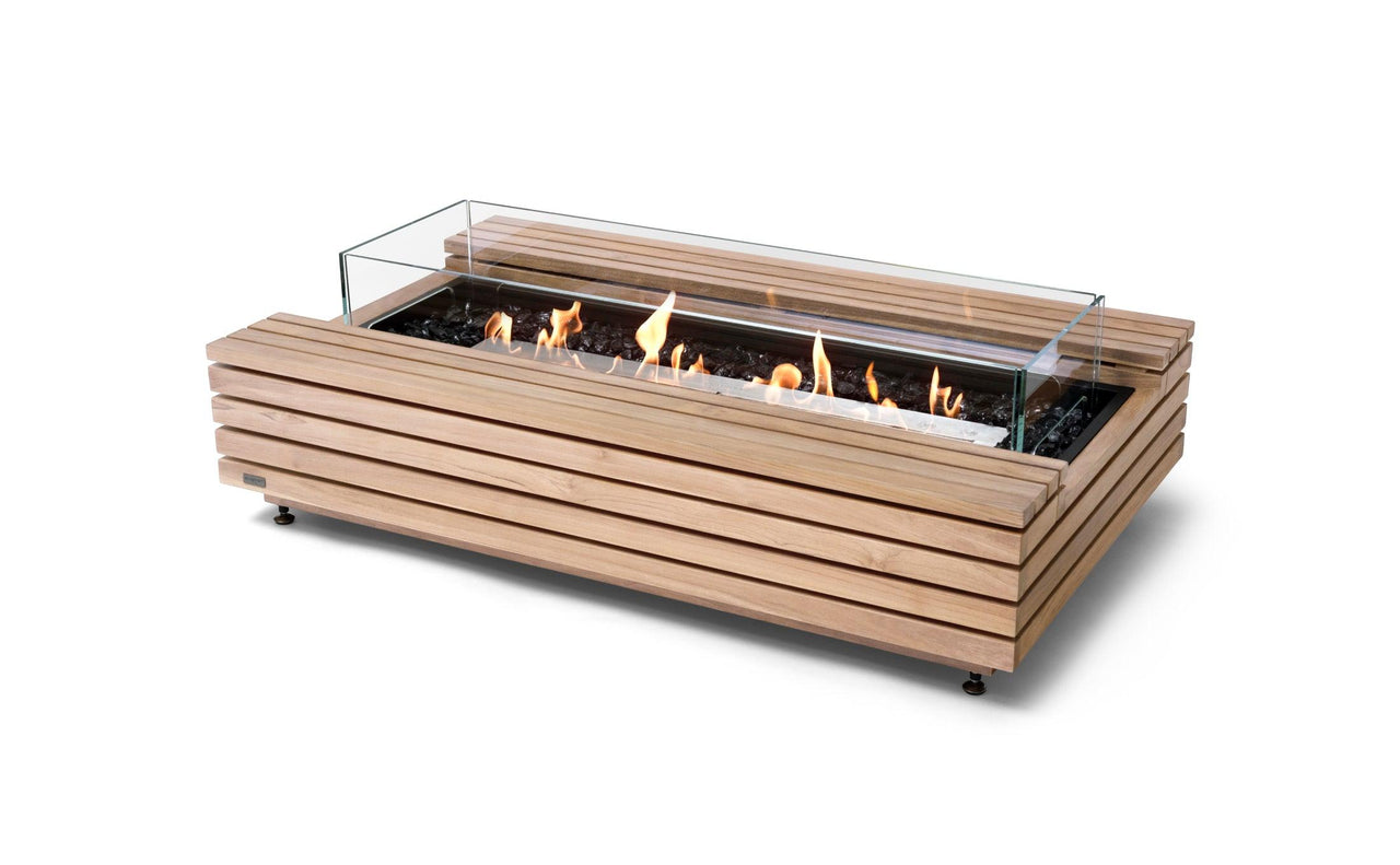 EcoSmart Fire - Cosmo 50" Rectangular Concrete Fire Pit Table - Fire Pit Stock