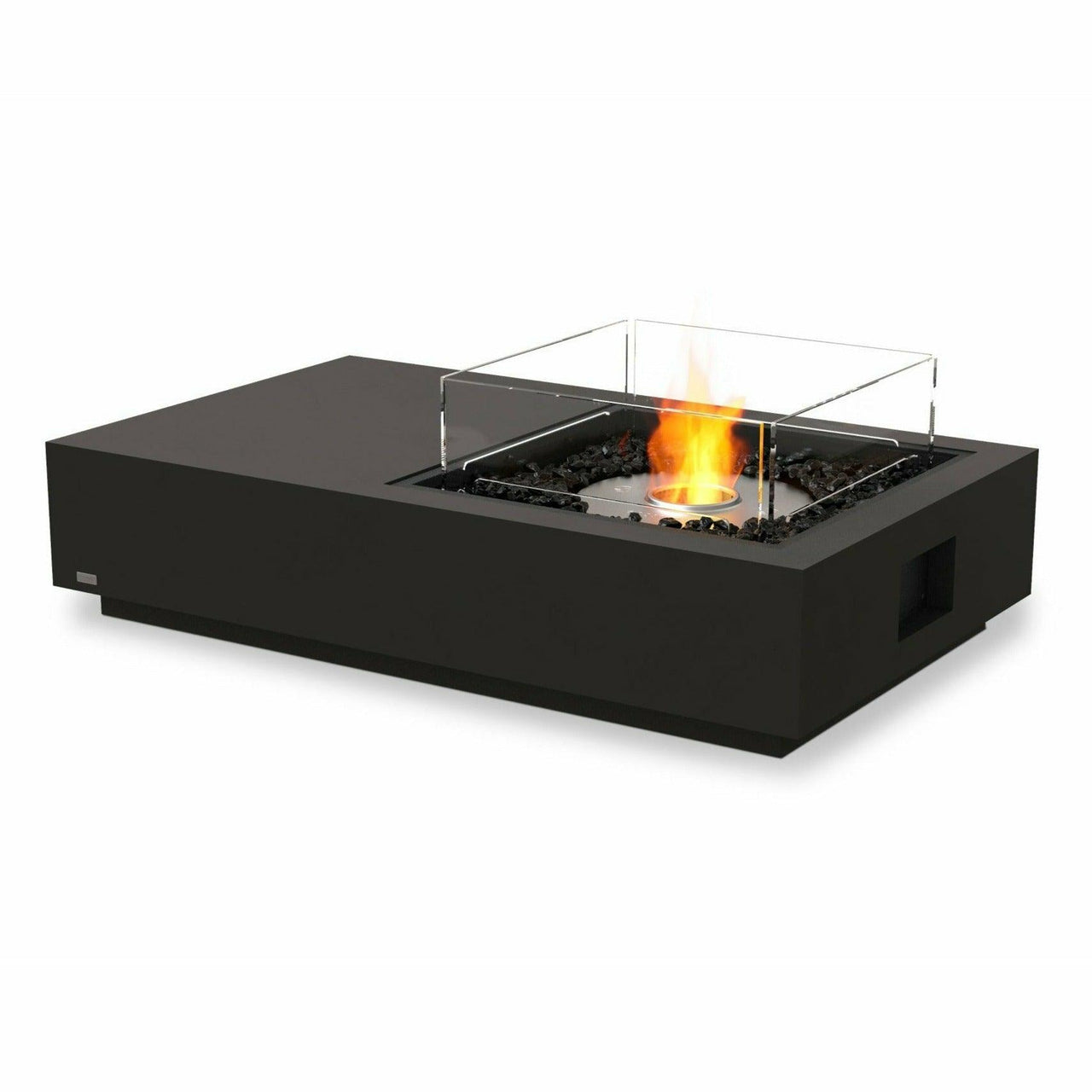 EcoSmart Fire - Manhattan 50" Rectangular Concrete Fire Pit Table - Fire Pit Stock