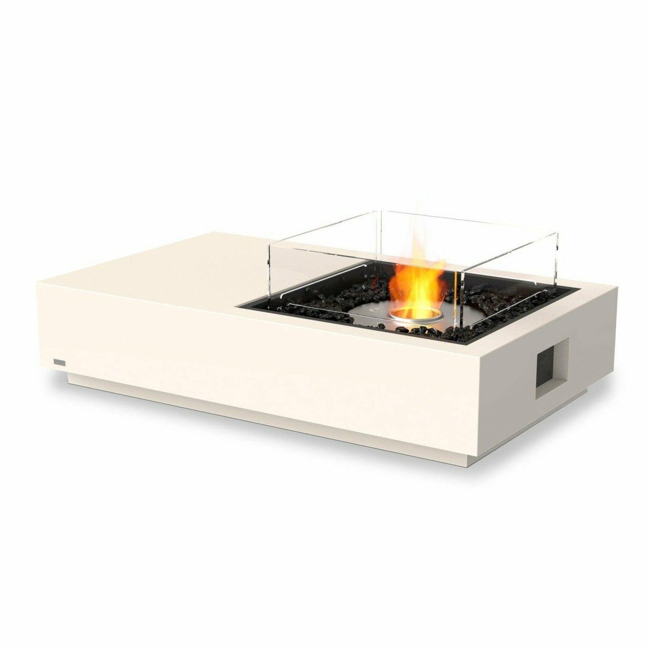 EcoSmart Fire - Manhattan 50" Rectangular Concrete Fire Pit Table - Fire Pit Stock