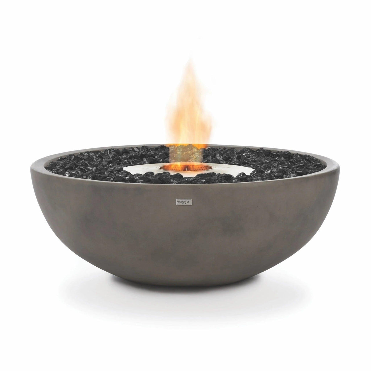 EcoSmart Fire - Mix 850 Bioethanol Freestanding Round Concrete Fire Pit Bowl - Fire Pit Stock