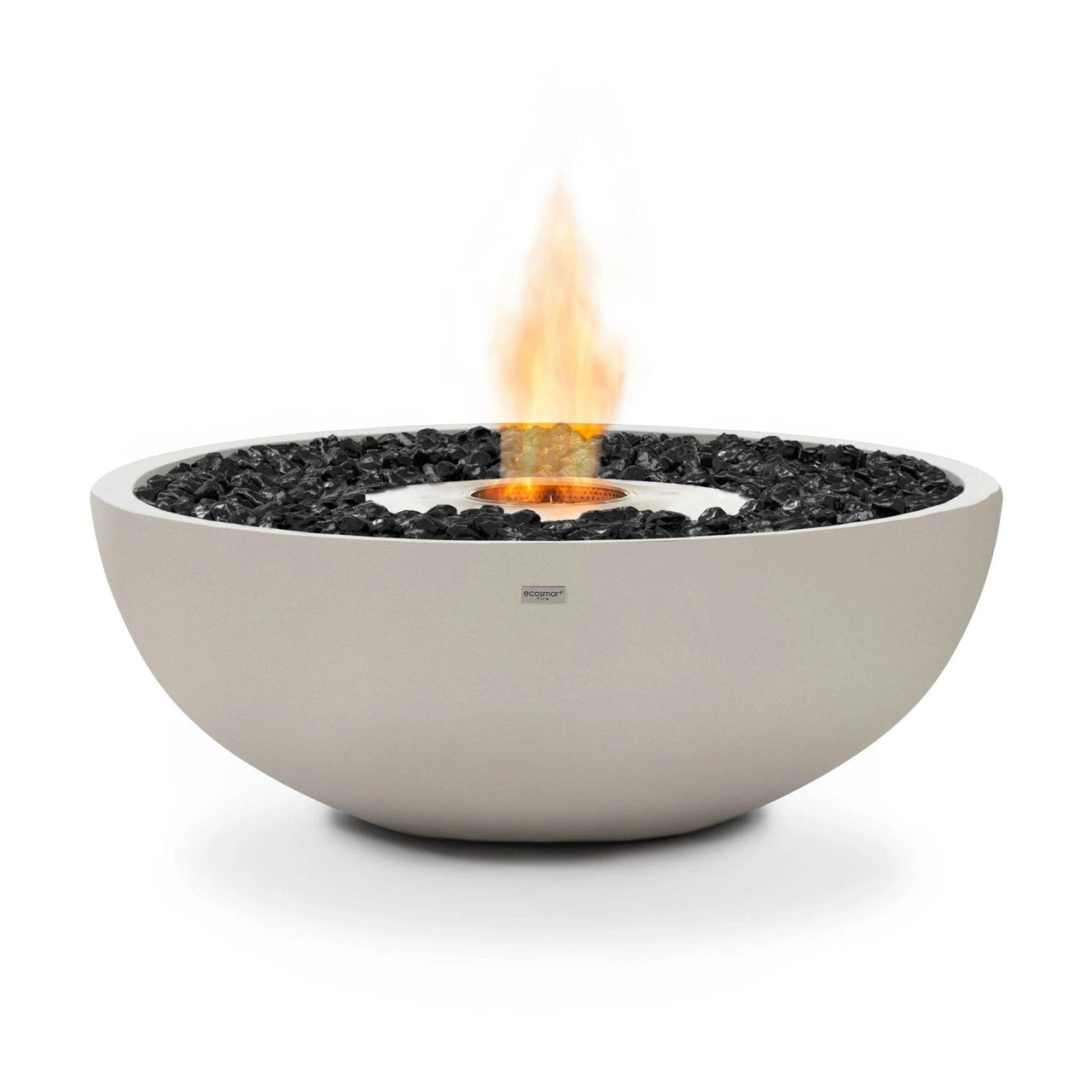 EcoSmart Fire - Mix 850 Bioethanol Freestanding Round Concrete Fire Pit Bowl - Fire Pit Stock