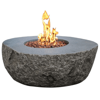 Thumbnail for Elementi - Boulder Round Concrete Fire Pit Table OFG110 - Fire Pit Stock