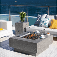 Thumbnail for Elementi - Manhattan Square Concrete Fire Pit Table OFG103 - Fire Pit Stock