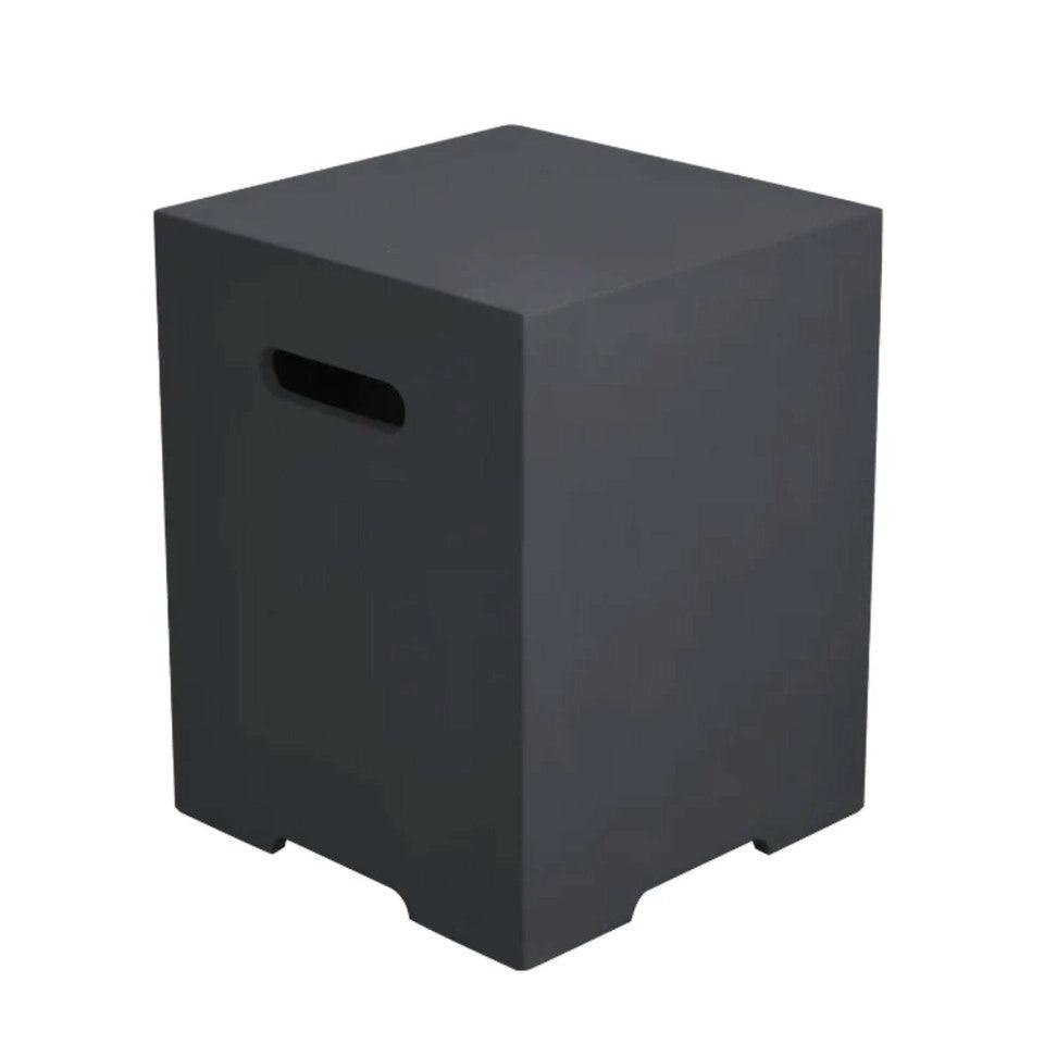 Elementi - Square Concrete Propane Tank Cover ONB01-109 - Fire Pit Stock