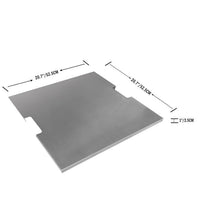 Thumbnail for Elementi - Stainless Steel Lid Accessory for Manhattan, Birmingham, Warren, and Naples Fire Tables OFG103-SS - Fire Pit Stock