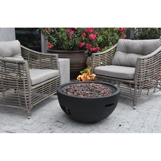 Modeno - Jefferson Concrete Fire Pit Bowl OFG119 - Fire Pit Stock