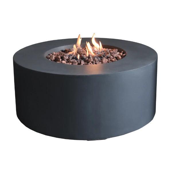 Modeno - Venice Round Concrete Fire Pit Table OFG113 - Fire Pit Stock