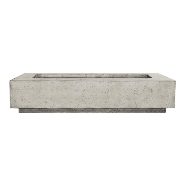 Prism Hardscapes - Tavola Series 72 Narrow Rectangular Concrete Fire Pit Table - Fire Pit Stock