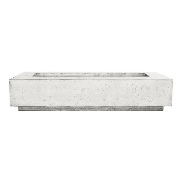 Prism Hardscapes - Tavola Series 72 Narrow Rectangular Concrete Fire Pit Table - Fire Pit Stock