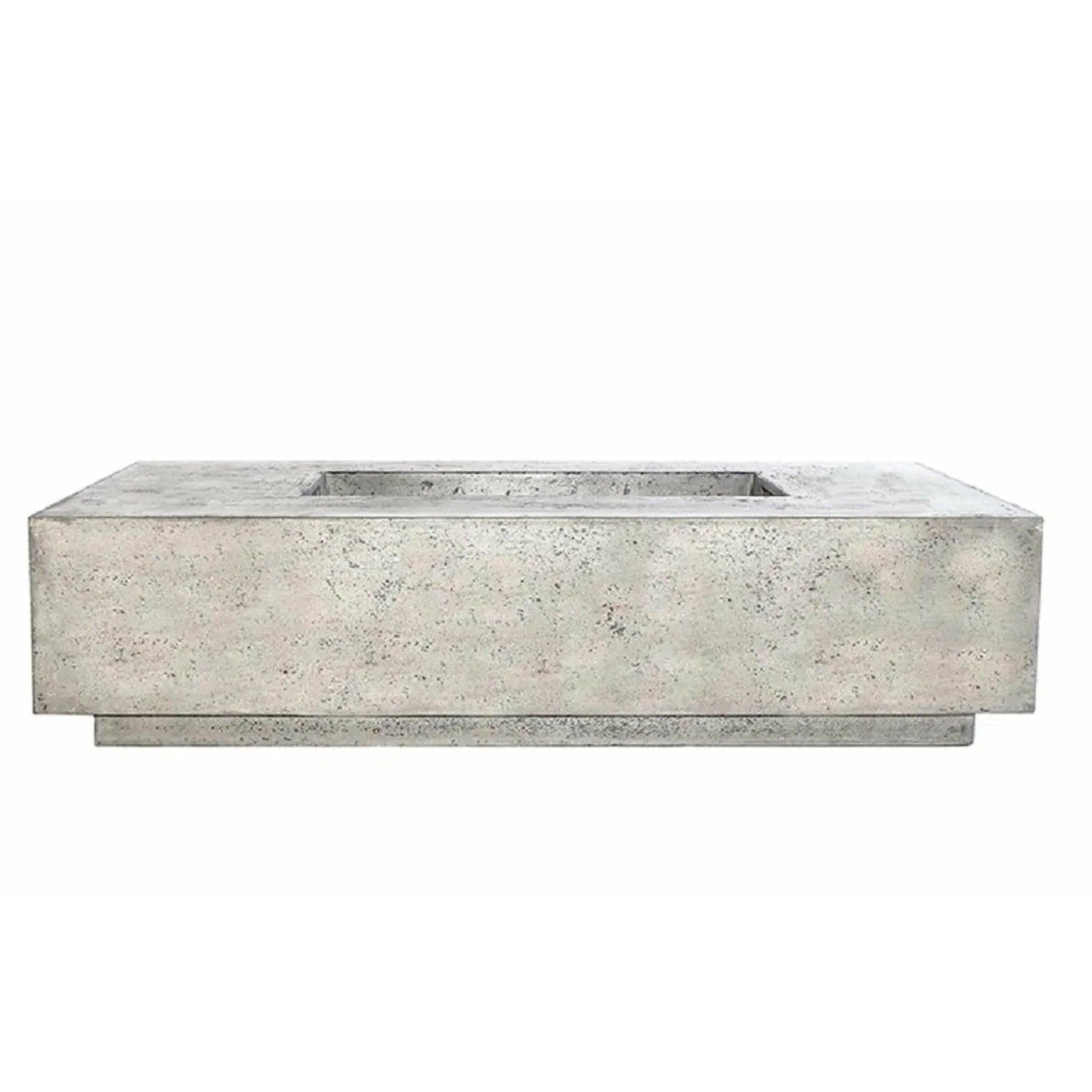 Prism Hardscapes - Tavola Series 8 Rectangular Concrete Fire Pit Table - Fire Pit Stock