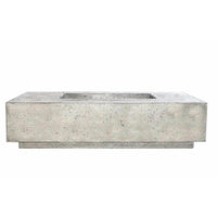 Thumbnail for Prism Hardscapes - Tavola Series 8 Rectangular Concrete Fire Pit Table - Fire Pit Stock