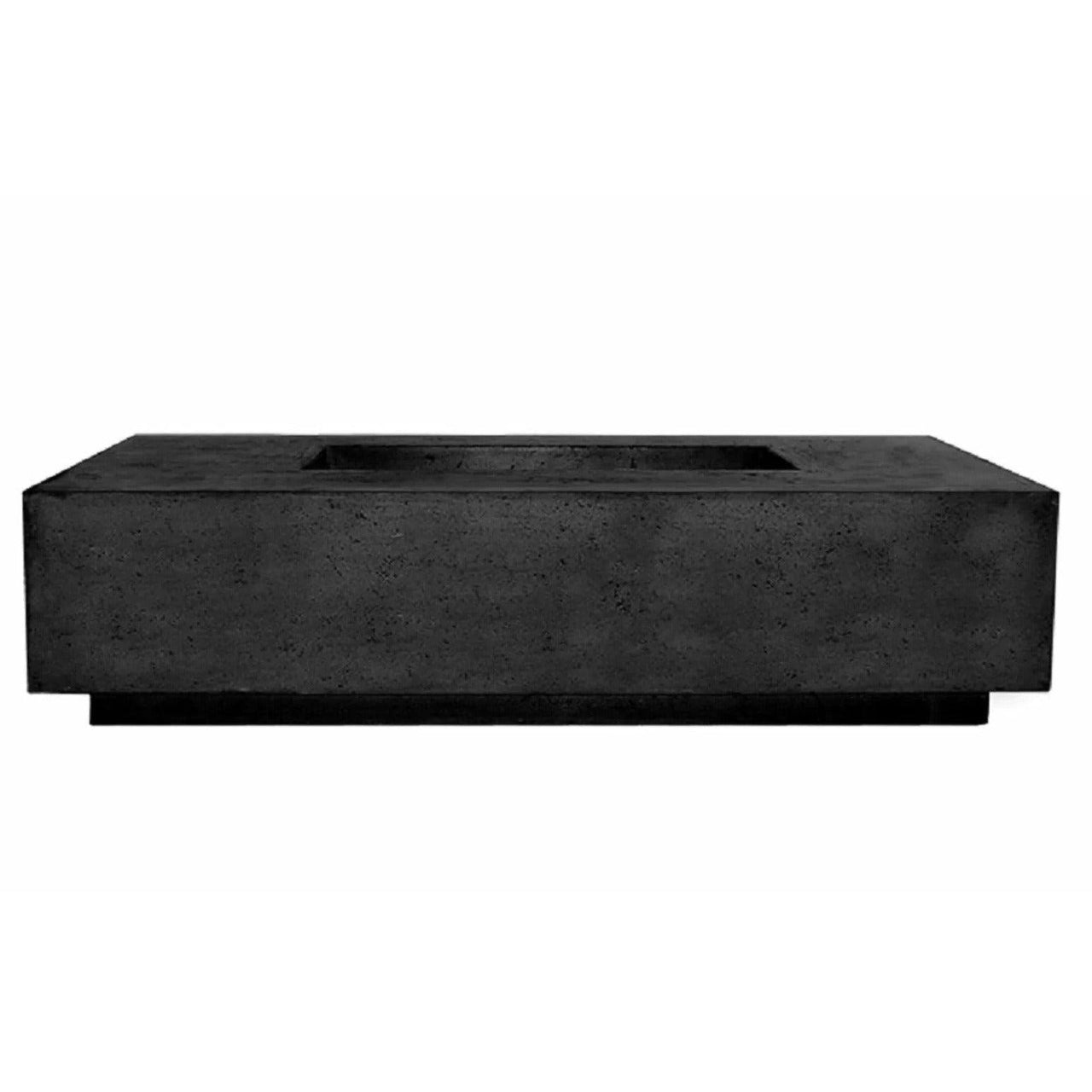 Prism Hardscapes - Tavola Series 8 Rectangular Concrete Fire Pit Table - Fire Pit Stock