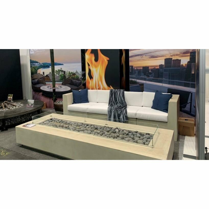 Prism Hardscapes Wind Guard Accessories for Tavola and Porto Series - Fire Pit Stock