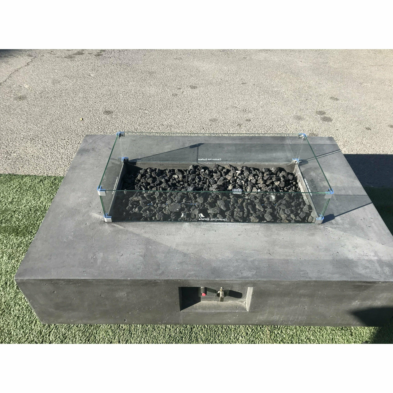 Prism Hardscapes Wind Guard Accessories for Tavola and Porto Series - Fire Pit Stock