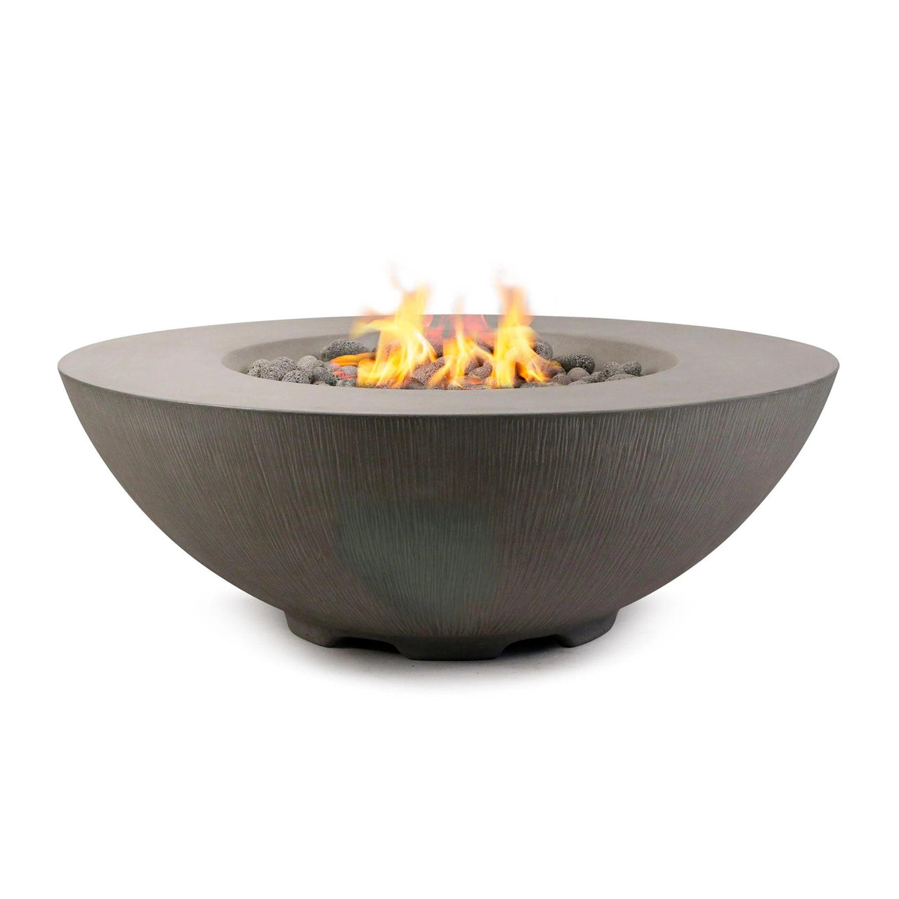 PyroMania Fire - Shangri-La Round Concrete Fire Pit Bowl - Fire Pit Stock