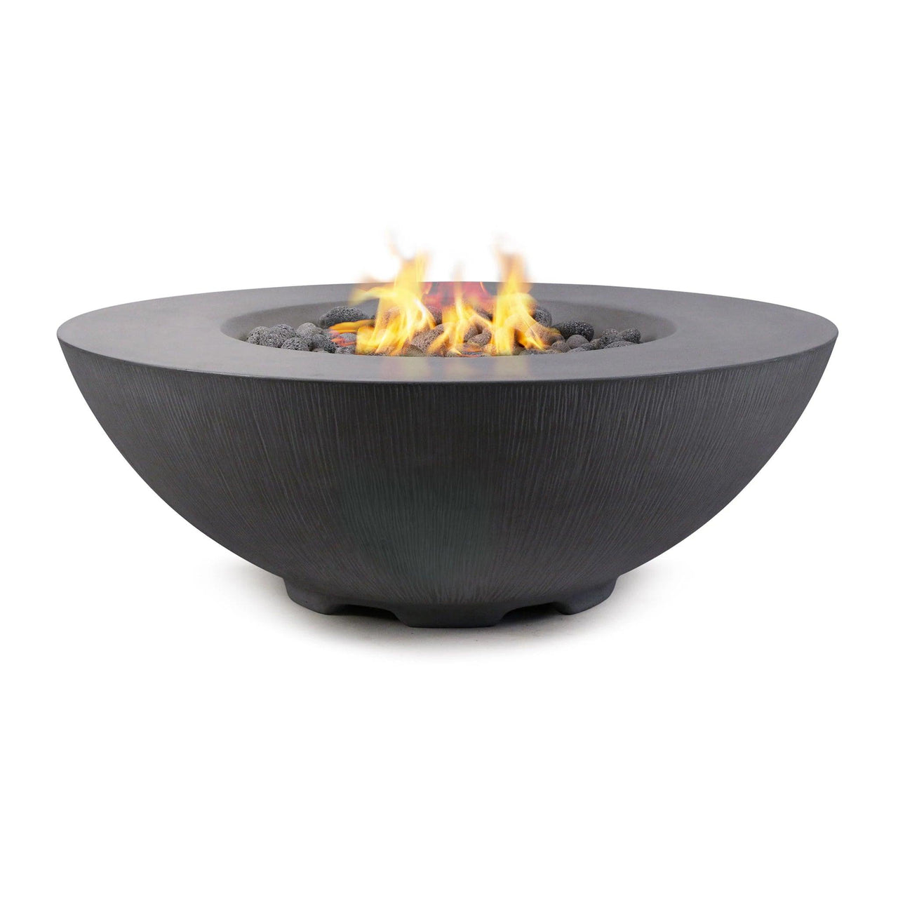 PyroMania Fire - Shangri-La Round Concrete Fire Pit Bowl - Fire Pit Stock