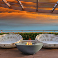 Thumbnail for PyroMania Fire - Shangri-La Round Concrete Fire Pit Bowl - Fire Pit Stock